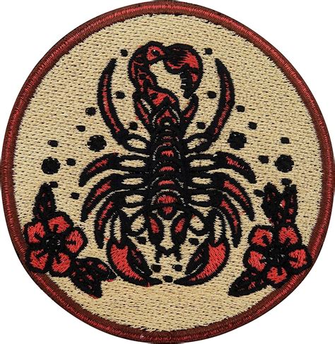 Patch à Repasser Et à Coudre Scorpion Scorpion Patches Astrologiques