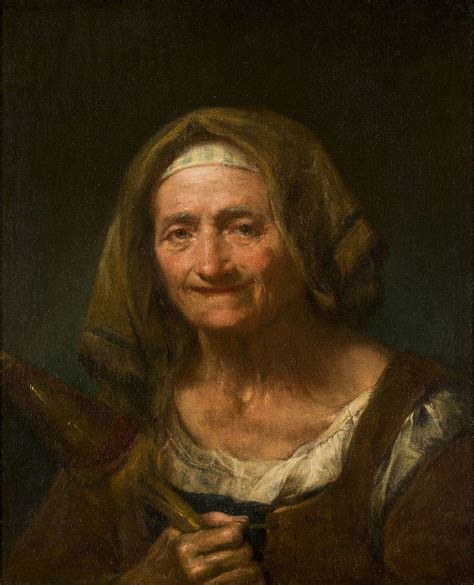 Giuseppe Nogari Portrait Of An Elderly Woman MutualArt