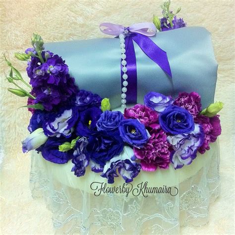 Gubahan Hantaran Warna Pink Biru Heather Mclean