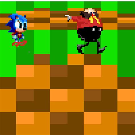 Pixilart Sonic By Jack PIXEL ART