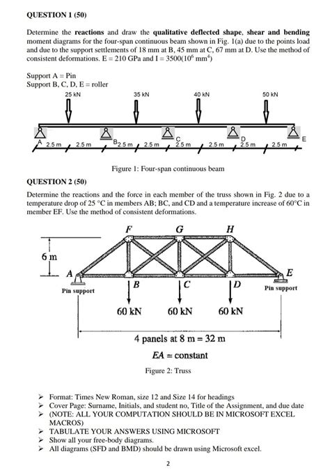 Solved Determine The Reactions And Draw The Qualitative Chegg