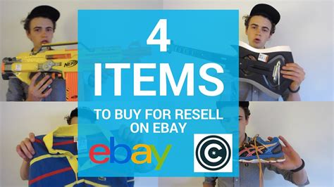 4 Items To Buy For Resell On EBay YouTube