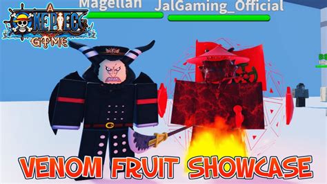 A One Piece Game New Venom Doku Fruit Full Showcase Aopg Roblox