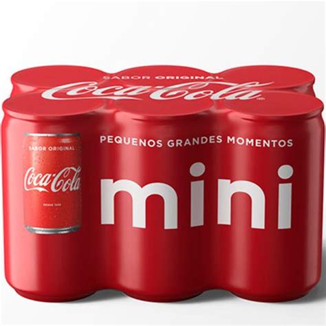 Pack Refrigerante Coca Cola Original Mini Lata Ml Shopee Brasil