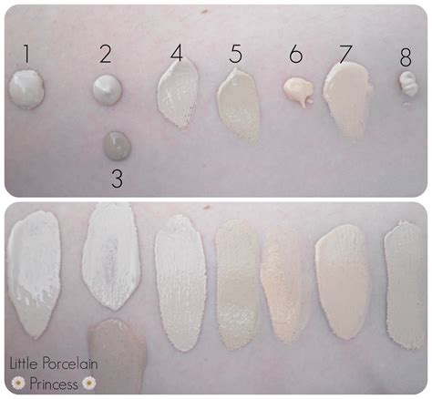 Little Porcelain Princess: BB Cream Swatches