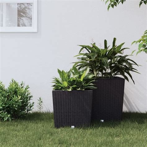 Promo Bac A Fleurs LMT Jardinière et intérieur amovible anthracite