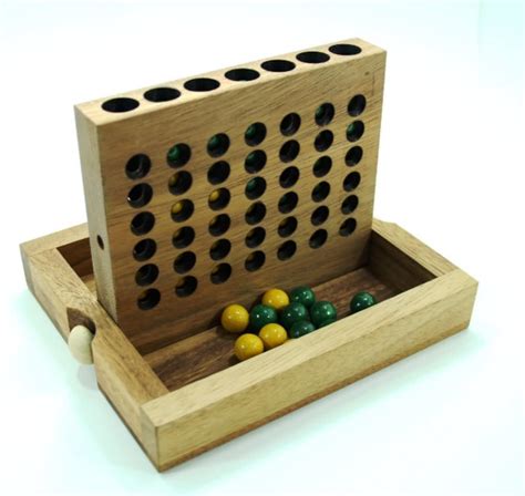 Connect Four Wooden Board Gamegroup Gameboard Game Iq Game Etsy Canada