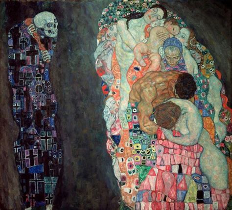 Kunstdruck Tod Und Leben Von Gustav Klimt