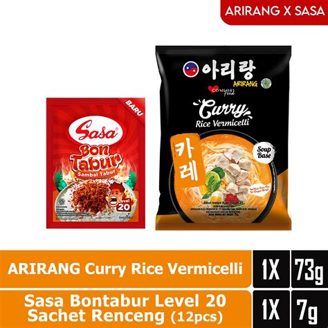 Jual Arirang Curry Rice Vermicelli Pc Sasa Bontabur Level Sachet