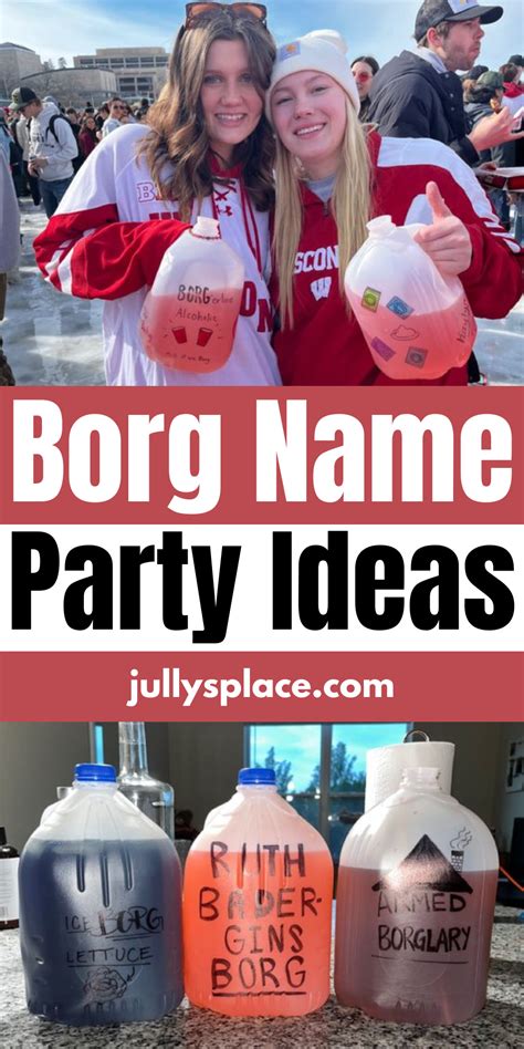 Borg Name College Party Ideas