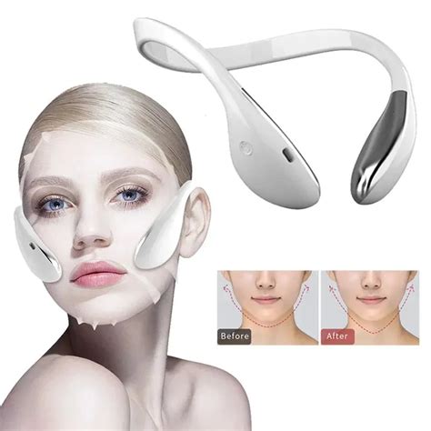 Face Massager Ems Vibration Lifting Massager Smart Electric V Face