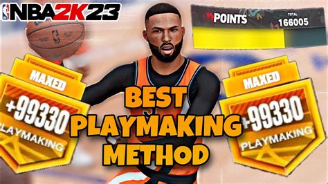 NBA 2K23 BEST PLAYMAKING METHOD MAX YOUR BADGES IN 1 HOURS NEXT