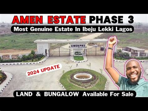 Amen Estate Phase Update Land For Sale In Ibeju Lekki Bungalow