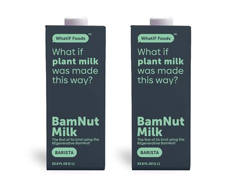 Bamnut Milk Barista Pack X More Protein Than Oat Almond Milk