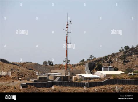 Israeli military base on top of Mount Hermon, Golan Heights Israel ...