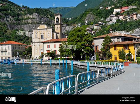 Marone Lake Iseo Stockfotos und -bilder Kaufen - Alamy