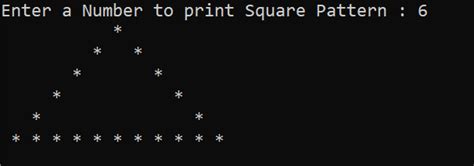 Hollow Pyramid Pattern In C Code Revise