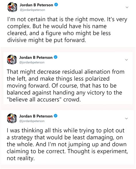 Notes On My Kavanaugh Tweet Jordan Peterson