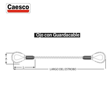 Estrobo De Cable De Acero Con Guarda Cable Cs Beaver