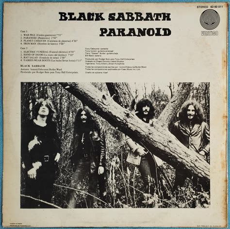 LP Black Sabbath Paranoid 1 Press Aukro