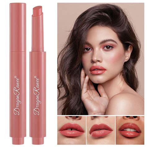 Learnever Nude Matte Lipstick Natural Velvet Moisture Smooth Crayon Lip Stain Make Up