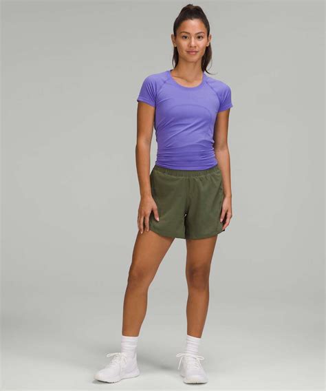 Lululemon Track That High Rise Lined Short Carob Brown Lulu Fanatics