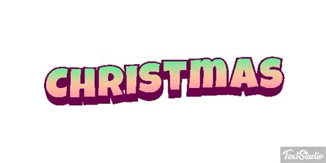 Christmas Word Animated  Logo Designs