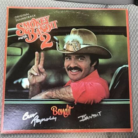 Burt Reynolds Signed Vinyl Album Smokey And The Bandit Inscribed Bandit