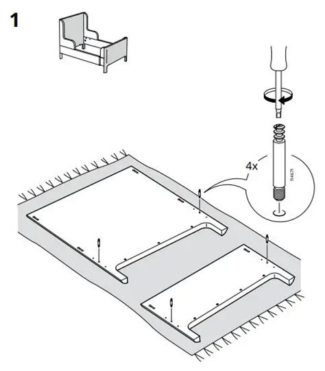 Ikea Busunge Extendable Bed Light Instructions