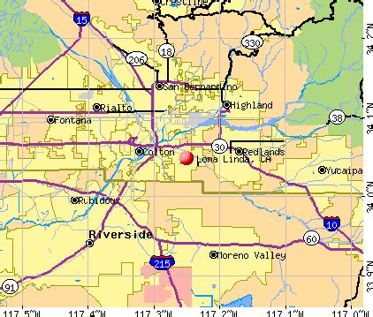 Loma Linda California Map – Zip Code Map