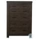 Thornwood Hills Rock Beaten Gray Two Sided Panel Storage Bedroom Set