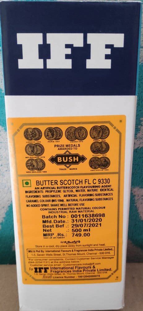 Iff Butter Scotch Flavour Liquid Packaging Size Ml At Rs