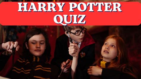 Only True Harry Potter Fans Can Pass This Ultimate Quiz Are You Up For The Challenge Youtube