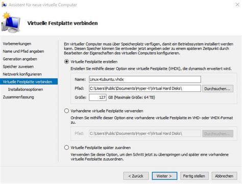 Windows 10 Hyper V Virtuelle Festplatte Konfigurieren IT Learner De