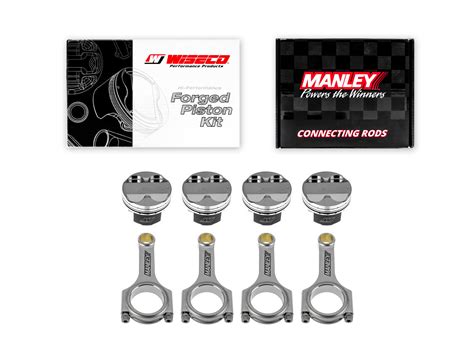 Forged Pistons Wiseco Rods Manley For Mazda Miata B6 1 6l Turbo 16V