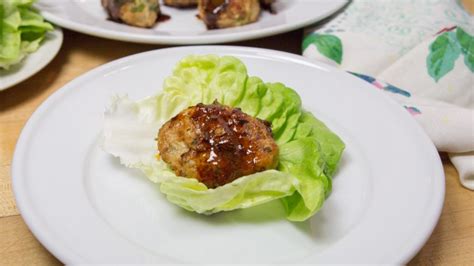 Chicken Meatballs With Soy Glaze Recipe