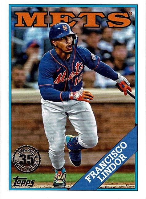 2023 Topps 1988 Topps Baseball 35th Anniversary Series One T88 36 Francisco Lindor