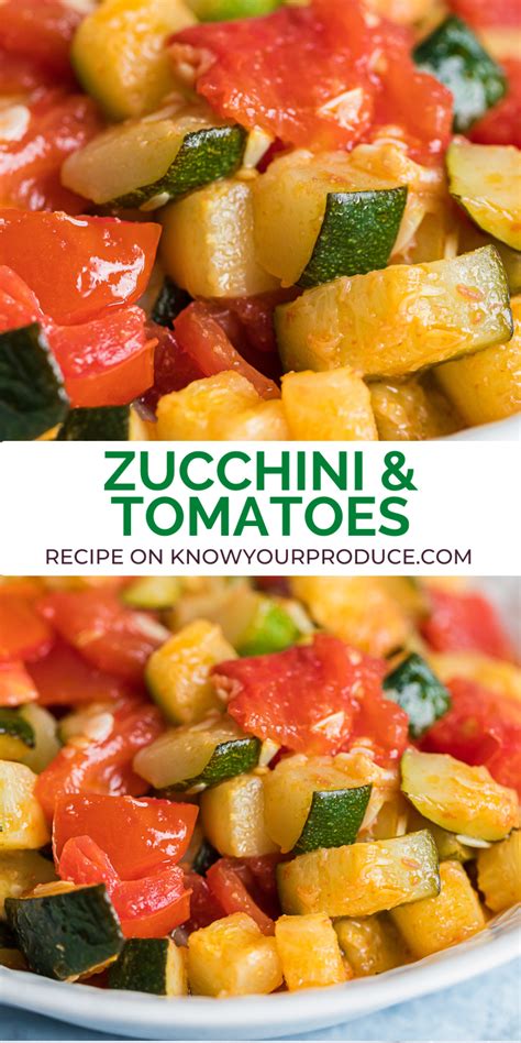 Zucchini and Tomatoes - Know Your Produce
