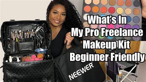 Whats In My Pro Makeup Kit Freelance Makeup Kit For Beginners Makeupkit Youtube