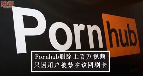 Pornhub删除上百万视频，只因用户被禁在该网刷卡 时事 佳礼资讯网