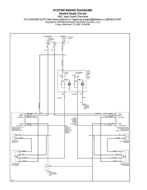 Jeep Grand Cherokee Starter Power Wire Diagram