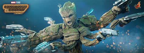 Hot Toys MMS707 1 6 Guardians of the Galaxy Vol 3 Groot Deluxe Version AcareToys จำหนาย