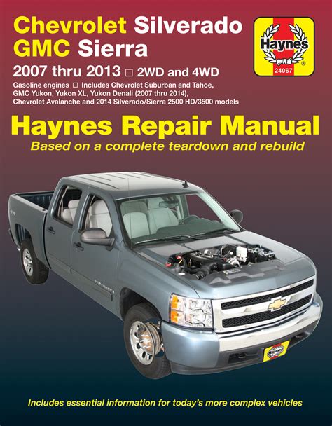 GMC Sierra 1500 Haynes Repair Manuals Guides