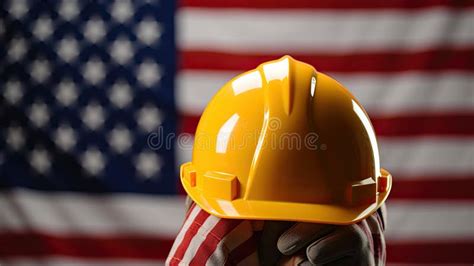 Construction Site with Safety Helmet in a Row Stock Photo - Image of nation, federal: 284434568