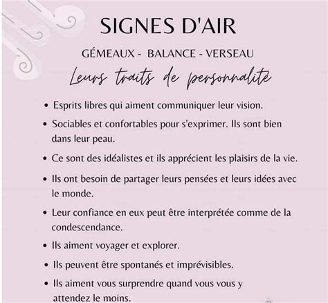 Les Signes D Air Soriah Amahom