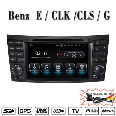 Anti Glare Optional Carplay Auto Dvd For Benz E Cls Clk G Android Gps