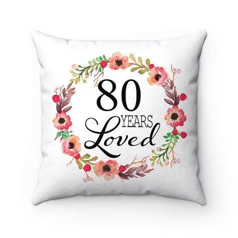 80th Birthday Gifts For Women 80 Year Old Female 80 Years Etsy