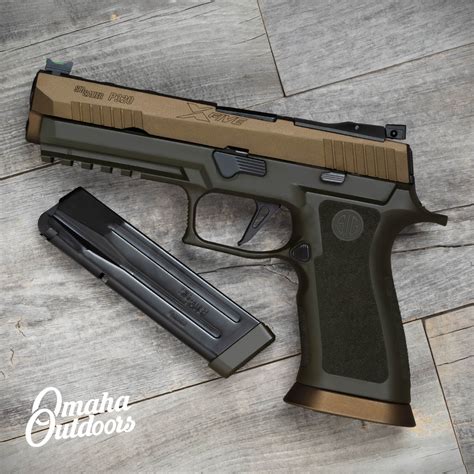 Sig P320 X5 Legion Od Green Spartan Bronze Slide And Magwell Omaha