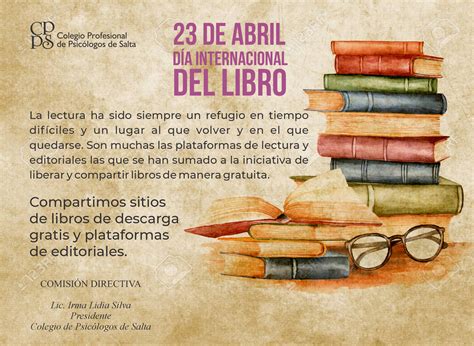 23 de Abril Día Internacional del Libro CPPS