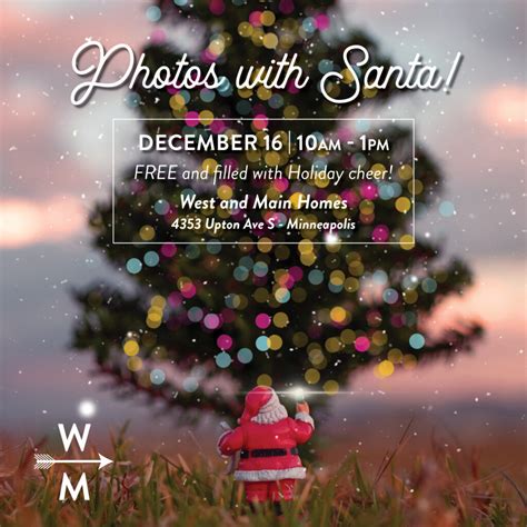 Free Photos With Santa At West Main Linden Hills Neighborhood Council